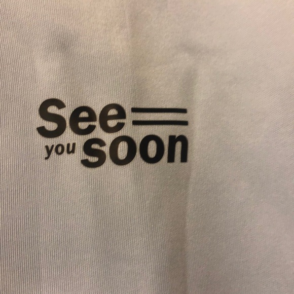 blue and yellow crop hoodie - Picture 3 of 3